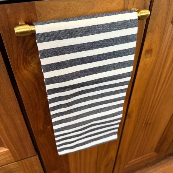 NWT Cotton Hearth & Hand Black and White Patterned Towel Set - Picture 2 of 5